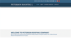 Desktop Screenshot of petersonroofingcoinc.com