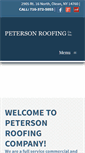 Mobile Screenshot of petersonroofingcoinc.com